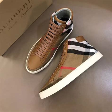 burberry homme sneakers|burberry high top sneakers men's.